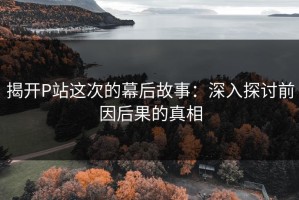 揭开P站这次的幕后故事：深入探讨前因后果的真相