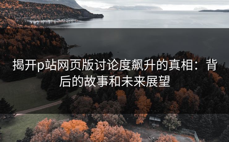 揭开p站网页版讨论度飙升的真相：背后的故事和未来展望