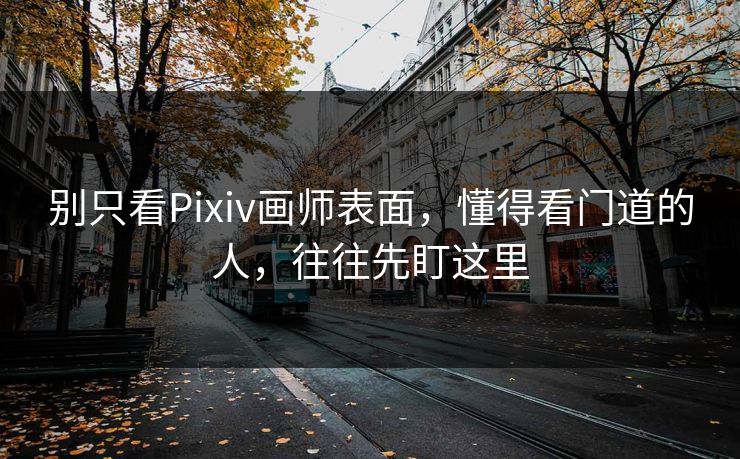别只看Pixiv画师表面,懂得看门道的人,往往先盯这里 别只看Pixiv画师表面,懂得看门道的人,往往先盯这里